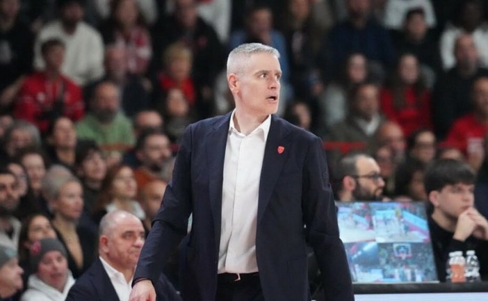 Ioannis Kastritis, coach della Openjobmetis Varese (foto Fabio Averna)