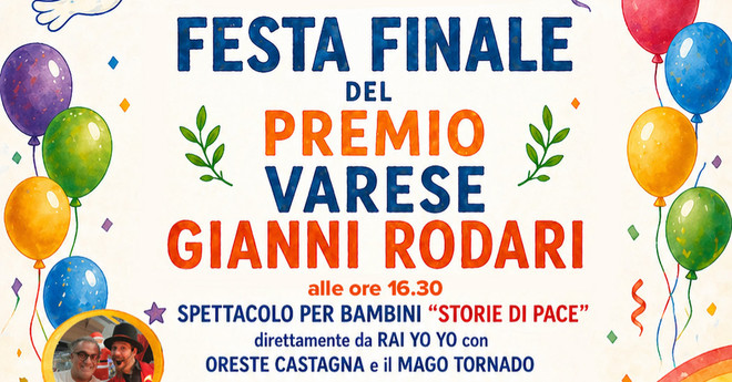 A Sangiano un sabato di grande festa con il "Premio Varese Gianni Rodari" A Sangiano un sabato di grande festa con il "Premio Varese Gianni Rodari"