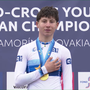 Inno di Mameli e medaglia d'oro per il bustocco Luca Ferro, campione europeo di ciclocross Inno di Mameli e medaglia d'oro per il bustocco Luca Ferro, campione europeo di ciclocross