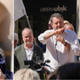 Da sinistra: Fontana, Calderoli, Salvini e Giorgetti