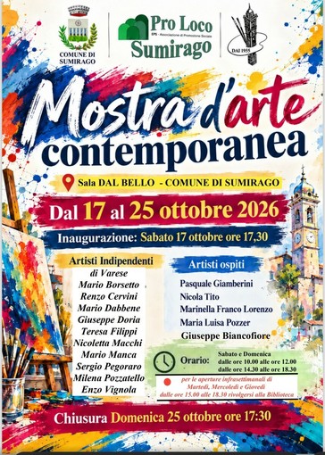 “Prospettive d’arte”: a Sumirago la creatività di quindici artisti in mostra