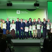 Un momento della premiazione