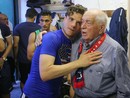 Max Di Caro, direttore generale della Varesina, e la fonte della sua energia e della sua forza: l'indimenticabile nonno Umberto Belletti (foto Enrico Scaringi)