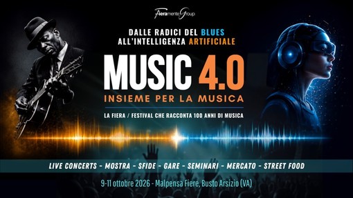MalpensaFiere alza il volume con MUSIC 4.0