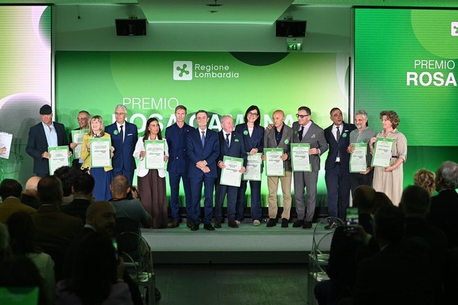 Un momento della premiazione Un momento della premiazione