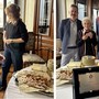 Maria Pozzi festeggiata in famiglia e con il vicesindaco Folegani e il consigliere Geminiani