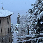 Nevicata al Sacro Monte di Varese