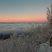 Il giorno di Natale sarà un risveglio innevato al Campo dei Fiori (Foto Andrea Aletti - Oss. Astronomico Campo dei Fiori)