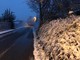 La neve caduta a Montorfano, nel Comasco, questa mattina. Domani potremmo anche noi svegliarci così (foto dalla pagina Facebook NaturalMeteo)