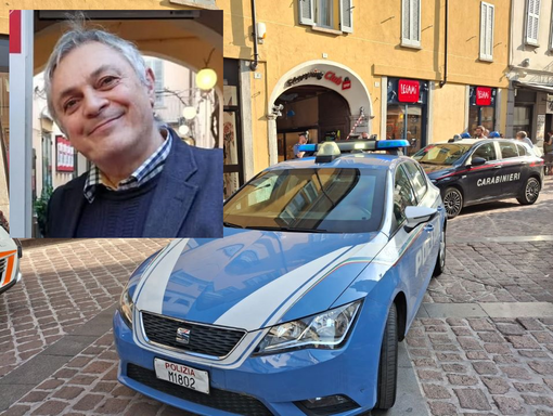 Nella foto Davide Gorla e le forze dell’ordine sul posto il giorno dell’omicidio Nella foto Davide Gorla e le forze dell’ordine sul posto il giorno dell’omicidio
