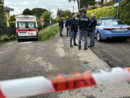 La polizia sul luogo dell'aggressione nel maggio del 2024
