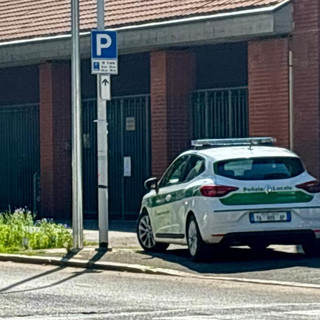 La polizia locale sul luogo dell'incidente