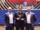 Max Di Caro, al centro, e Andrea Millefanti, a sinistra, ricevono il premio di miglior Grassroots Club d’Italia da parte del coordinatore regionale SGS Mauro Spoldi Max Di Caro, al centro, e Andrea Millefanti, a sinistra, ricevono il premio di miglior Grassroots Club d’Italia da parte del coordinatore regionale SGS Mauro Spoldi