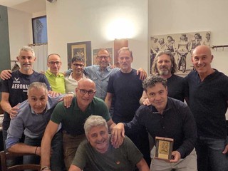 I "pulcini" del Bosto di nuovo assieme 43 anni dopo alla pizzeria della Motta I "pulcini" del Bosto di nuovo assieme 43 anni dopo alla pizzeria della Motta