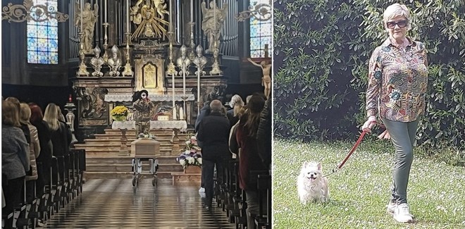 I funerali e l'immagine con cui il Comune aveva reso omaggio a Patrizia Crosta I funerali e l'immagine con cui il Comune aveva reso omaggio a Patrizia Crosta