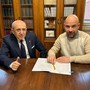 Il prefetto Salvatore Pasquariello con il Davide Bossi, sindaco di Cazzago Brabbia