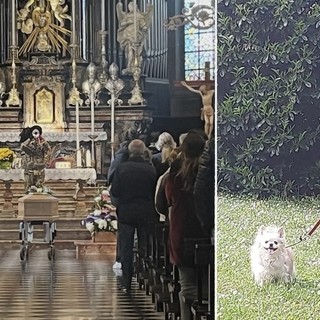 I funerali e l'immagine con cui il Comune aveva reso omaggio a Patrizia Crosta I funerali e l'immagine con cui il Comune aveva reso omaggio a Patrizia Crosta