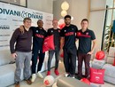 Da sinistra: Paolo Carzaniga, Stefan Moody, Mario Oioli, Allerik Freeman e Zach Sogolow