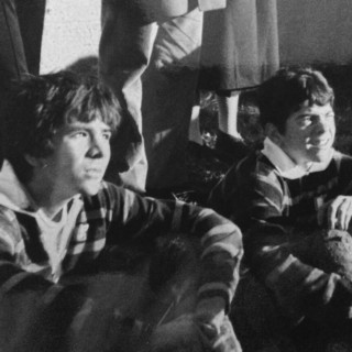 Alle origini del Rugby Varese e dello spirito che anima la Festa del Rugby: da sinistra i giovanissimi Stefano Malerba e Paolo Carbone, attuale consigliere regionale Federugby