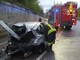 Varese, macchina contro camion cisterna in via Peschiera: un ferito e strada chiusa