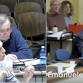 A sinistra Massimo Rogora davanti a Gigi Farioli. A destra Emanuele Antonelli