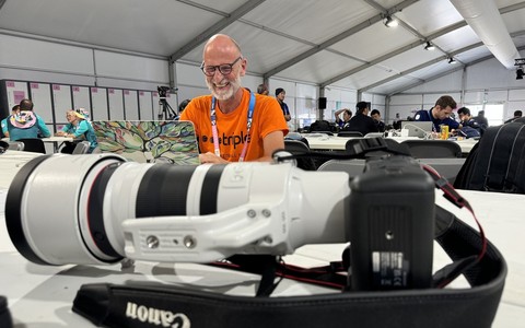 Roberto Bof in azione alle Paralimpiadi