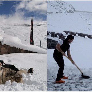 Le foto postate dal rifugio Maria Luisa