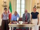 La firma dell'accordo questa mattina a Palazzo Estense