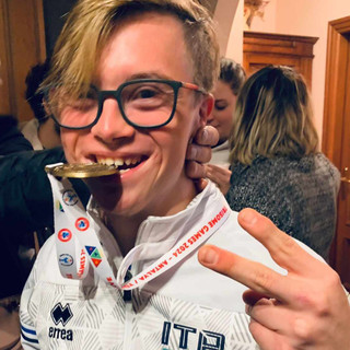 Il campione bustocco Riccardo Maino