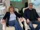 Mariangela Sandrone con il marito Mario Roggero Mariangela Sandrone con il marito Mario Roggero