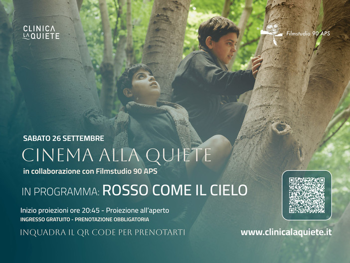 "Rosso come il cielo" nel parco de "La Quiete" "Rosso come il cielo" nel parco de "La Quiete"