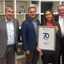 Da sinistra: Sergio Scaltritti, Paolo Praderio, Cinzia Ghisellini e Mauro Ghisellini