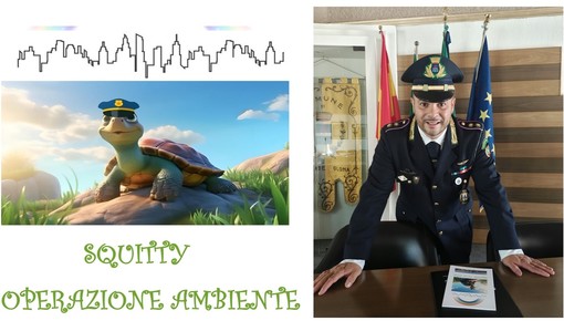 Squitty e il comandante Paolo Finamore Squitty e il comandante Paolo Finamore