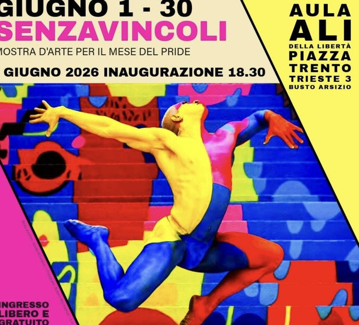 Senzavincoli: nel “Pride Month” una mostra dedicata agli artisti queer tra Busto e Milano Senzavincoli: nel “Pride Month” una mostra dedicata agli artisti queer tra Busto e Milano