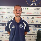 Stefano Banfi, 26 anni, 2 gol all'esordio in campionato con la Varesina Stefano Banfi, 26 anni, 2 gol all'esordio in campionato con la Varesina