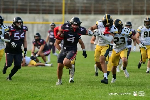 Si ringrazia per l'immagine Cinzia Roganti. Sotto l'emozione e il divertimento del flag football