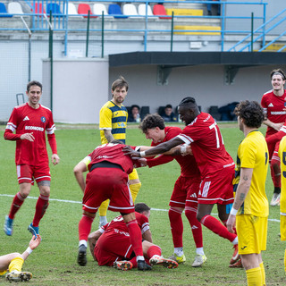 La Solbiatese difende il sogno della Coppa Italia oggi a Pietra Ligure (Foto Galbiati)
