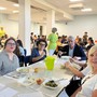 Sindaco e assessori a pranzo con bambini e bambine nella nuova mensa della scuola Sacco Sindaco e assessori a pranzo con bambini e bambine nella nuova mensa della scuola Sacco