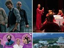 Dall'alto a sinistra i tre fratelli Settegrani Flavio (batterista), Fabrizio (voce) e Mauro (chitarra), l'Orchestra Sinfonica Jinghui Guangxuan, il tempio Xizu in Madagascar e la locandina dell'evento a cui sarà presente anche Andrea Pirlo