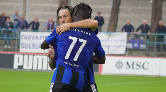 Scapinello-Monteiro Barbosa (Foto @melindagriffini - Solbiatese Calcio 1911)