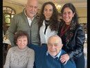 Angelo Sozzani in basso vicino alla sua Olga. In alto Fabio con sua figlia Aurora e sua sorella Sabrina Angelo Sozzani in basso vicino alla sua Olga. In alto Fabio con sua figlia Aurora e sua sorella Sabrina