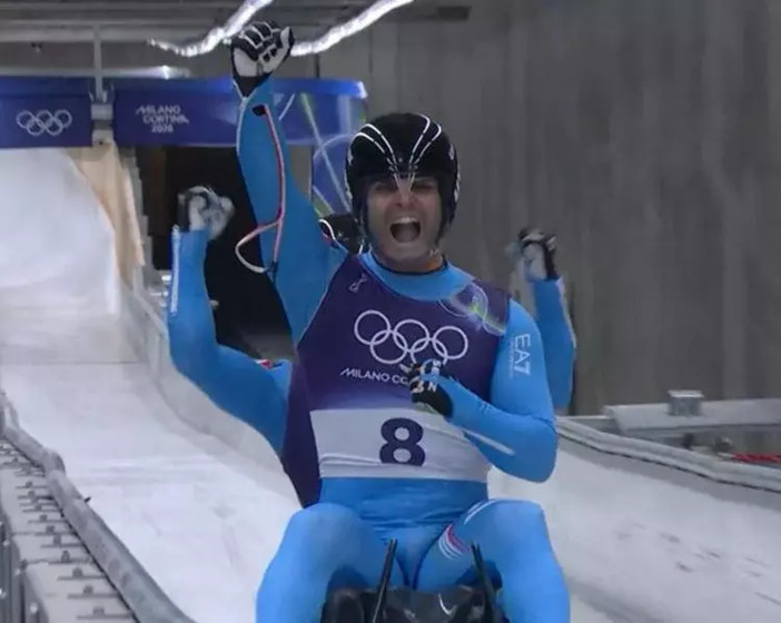 Emanuel Rieder e Simon Kainzwaldner (foto adnkronos)