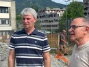 Il sindaco Davide Galimberti con il consigliere provinciale Michele Di Toro