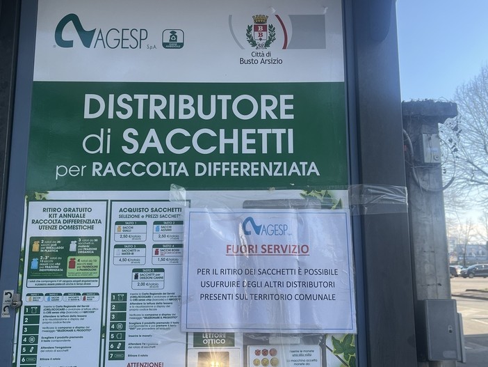 Distributori automatici, caccia ai sacchetti dei rifiuti per il 2026