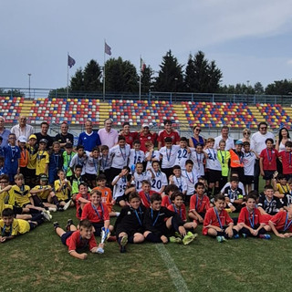 I piccoli presenti ieri al Chinetti per il Memorial Aldo Bet