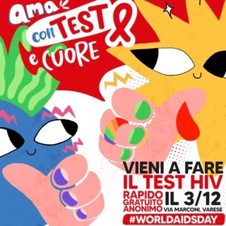 World Aids Day: test HIV gratuiti il 3 dicembre in piazza a Varese