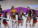 Scandicci-Uyba 3-1: alcune fasi del match (foto Lega Volley Femminile) Scandicci-Uyba 3-1: alcune fasi del match (foto Lega Volley Femminile)