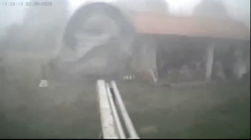 Le immagini da Varallo Pombia (per cortesia Centro Meteo Piemonte)
