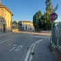 Qui e sotto le foto allegate alla nota stampa dell'incrocio tra via Pergine e via Rovereto Qui e sotto le foto allegate alla nota stampa dell'incrocio tra via Pergine e via Rovereto