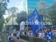 Lazio, migliaia di tifosi al corteo contro Lotito tra cori e bandiere